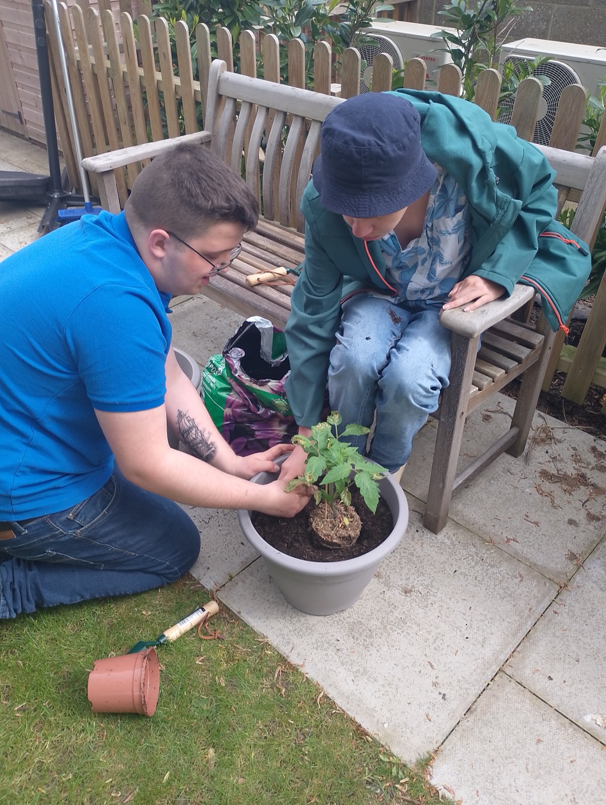 Gardening together
