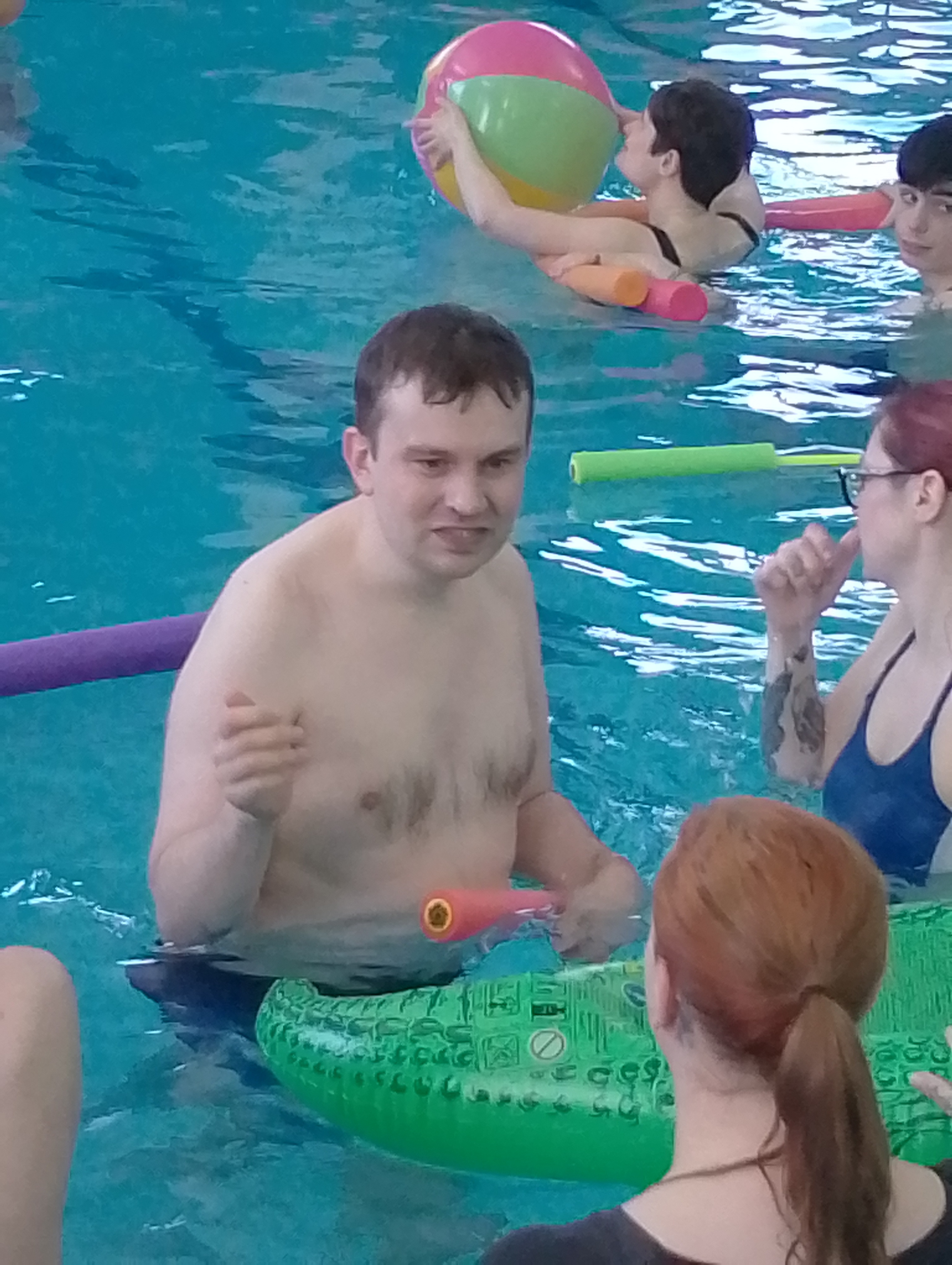 Swimming pool activity